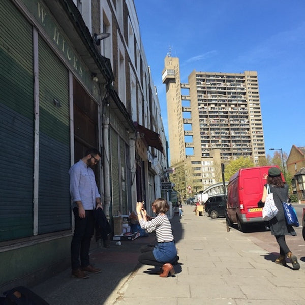 Trellick Tower - West London - Behind the scenes fashion shoot