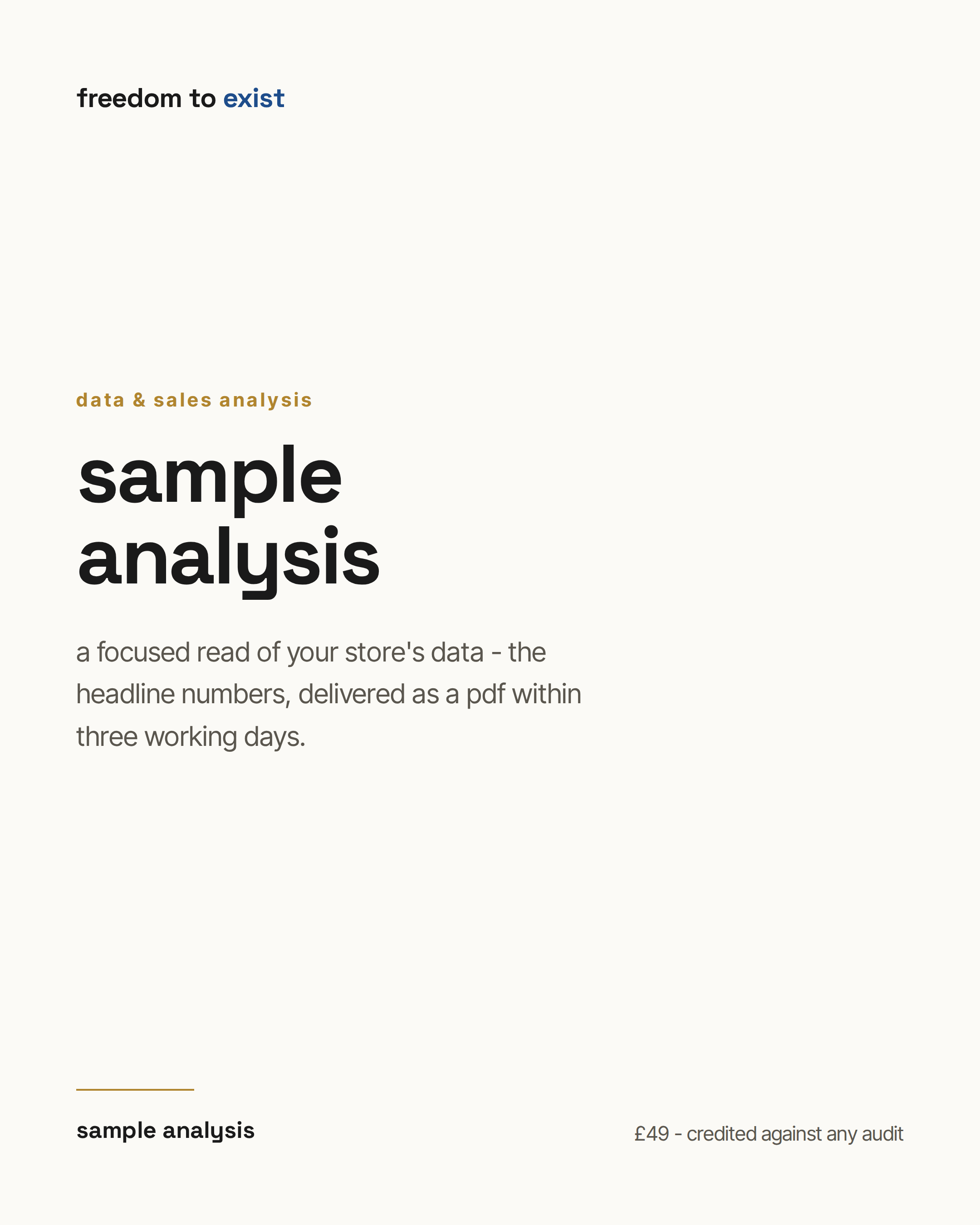 sample analysis