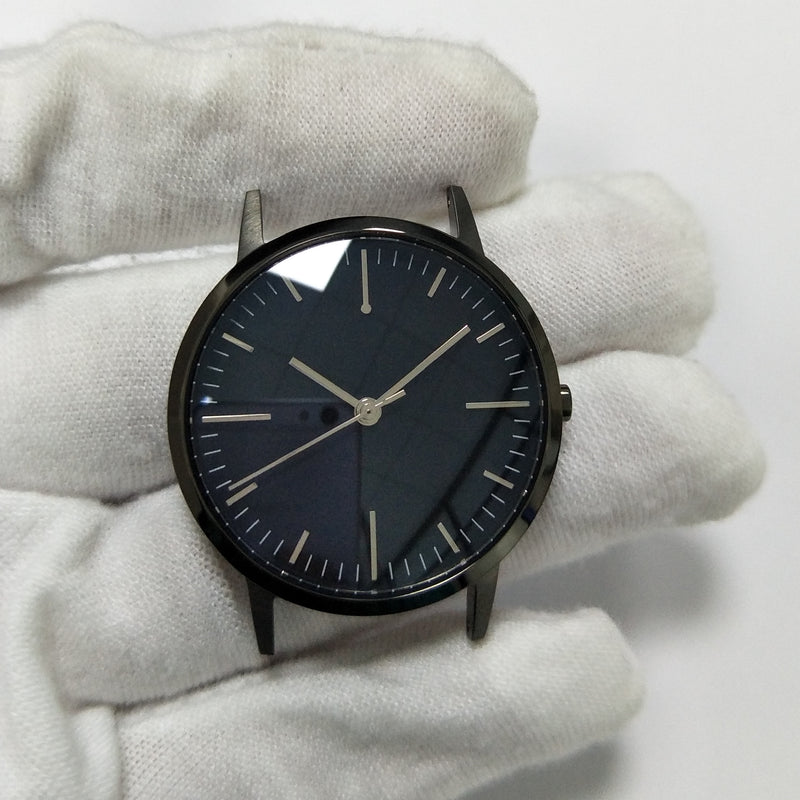 All Black - 30mm Womens small no logo vintage inspired minimalist swiss watch -  Freedom To Exist