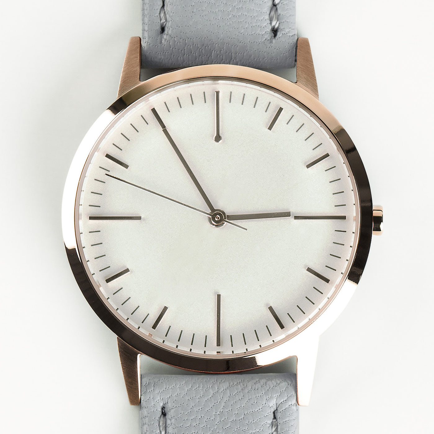 Rose gold and grey watch hotsell
