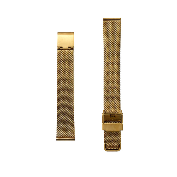 Milanese Mesh - Gold Watch Strap - 15mm - Replacement - Under £30