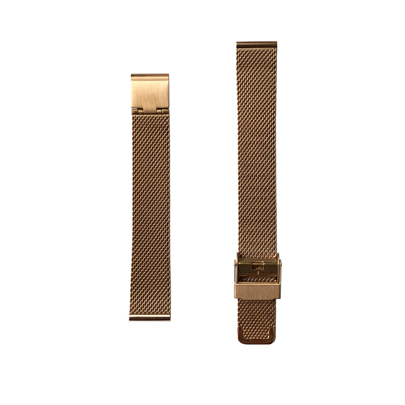 Milanese Mesh - Rose Gold Watch Strap - 15mm - Replacement - Under £30